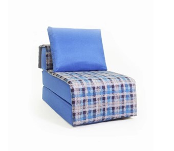 Бескаркасное кресло Харви, синий - квадро в Рязани