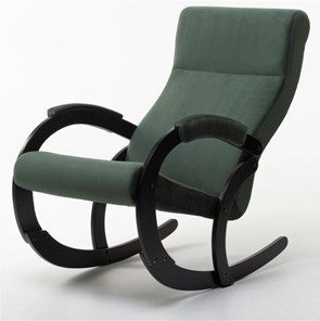 Кресло-качалка Корсика, ткань Amigo Green 34-Т-AG в Рязани