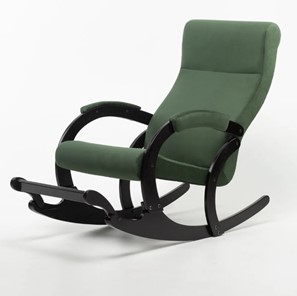 Кресло-качалка в гостиную Марсель, ткань Amigo Green 33-Т-AG в Рязани