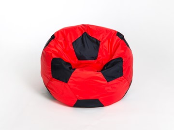 Кресло-мешок Мяч большой, красно-черный в Рязани