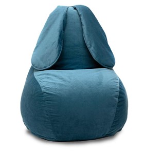 Кресло-мешок Зайка (длинные уши), синий в Рязани