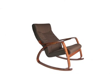 Кресло-качалка Женева, ткань шоколад в Рязани