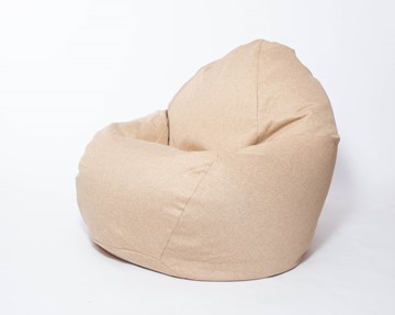 Кресло-мешок Макси, рогожка, 150х100, песочное в Рязани