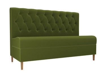 Прямой кухонный диван Бремен, Зеленый (микровельвет) в Рязани