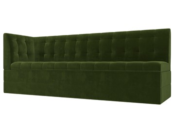 Кухонный диван Бриз, Зеленый (Микровельвет) в Рязани