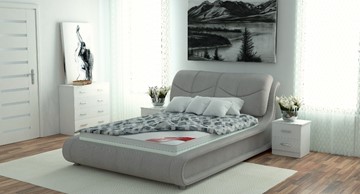 Двуспальная кровать с механизмом Сарма Сицилия 160х200 (с коробом) в Рязани