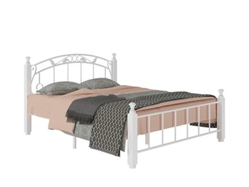 Двуспальная кровать Гарда 5, 160х200, белая в Рязани