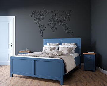Кровать в спальню Jules Verne, (JV16ETGB), синий в Рязани