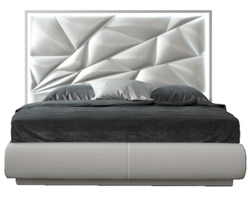 Кровать 2-спальная FRANCO KIU 1242 с LED подсветкой изголовья (180х200) в Рязани