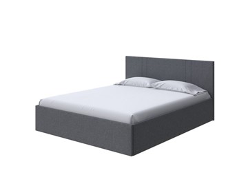 Кровать двуспальная Helix Plus 160х200, Рогожка (Savana Grey (серый)) в Рязани
