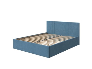 Кровать Helix Plus 180х200, Велюр (Monopoly Прованский синий (792)) в Рязани