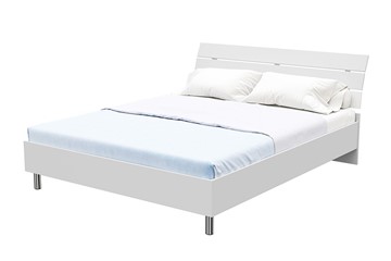 Кровать 2-спальная Rest 1, 180х200, ЛДСП (Белый) в Рязани