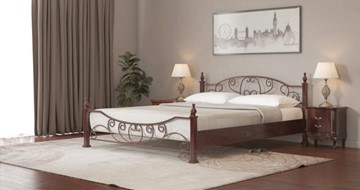 Кровать 2-х спальная СВ-Стиль Барон 160*200 с основанием в Рязани