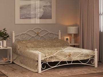 Кровать спальная Гарда 3, 160х200, белая в Рязани