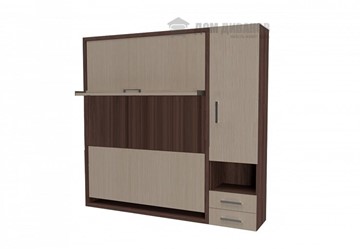 Кровать-шкаф Smart (К 1600+ШП), шкаф правый в Рязани
