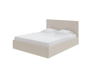 Двуспальная кровать с механизмом Alba 180х200, Рогожка (Savana Milk) в Рязани