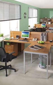 Комплект офисной мебели Формула МП2 (ольха европейская) в Рязани