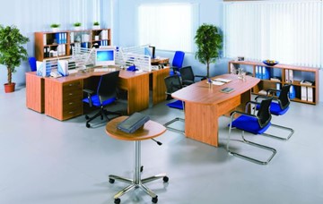Комплект офисной мебели Формула (ольха-европейская) в Рязани
