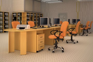 Набор мебели в офис Классик рабочее место для опенспэйса (фрифло) в Рязани