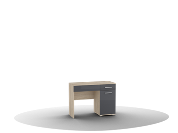 Косметический стол Silvia, Ст-01, цвет фасада антрацит в Рязани