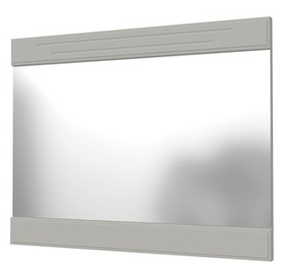 Навесное зеркало Олимп с декоративными планками (фисташковый) в Рязани