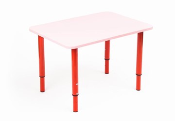 Растущий стол Кузя (Розовый,Красный) в Рязани