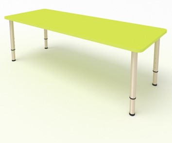 Стол для детей 2-местный  (по одну сторону столешн.) СДО-2 (0-3) желтый в Рязани