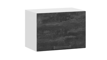Шкаф навесной Детройт 1В5Г (Белый/Угольный Камень) в Рязани