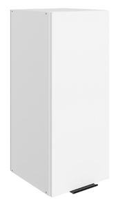 Шкаф настенный Стоун L300 Н720 (1 дв. гл.) (белый/джелато софттач) в Рязани