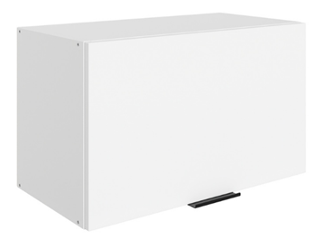 Навесной кухонный шкаф Стоун L600 Н360 (1 дв. гл.) (белый/джелато софттач) в Рязани
