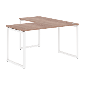 Письменный стол угловой левый XTEN-Q Дуб-сонома- белый XQCT 1415 (L) (1400х1500х750) в Рязани