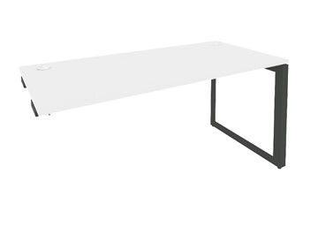 Стол приставной к тумбе O.MO-SPR-4.8 Антрацит/Белый бриллиант в Рязани