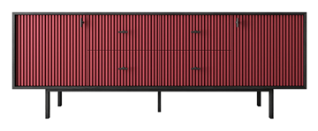 Комод с дверцами и ящиками Emerson (EM19/red/L) в Рязани
