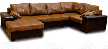 П-образный диван Verdi Плаза 405х210 в Рязани