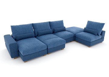 П-образный диван V-10-M П (П1+Д4+Д2+УС+ПС), Memory foam в Рязани