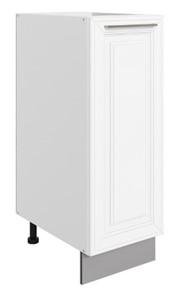 Тумба кухонная Мишель L300 (1 дв. гл.) эмаль (белый/белый) в Рязани