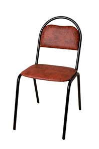 Офисный стул Стандарт СРП-033 Эмаль коричневый кожзам в Рязани