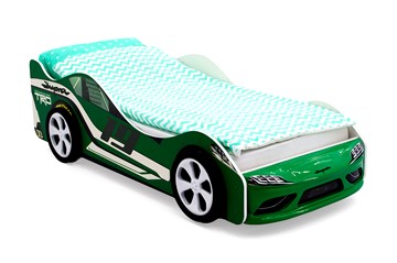 Детская кровать-машинка Супра зеленая в Рязани