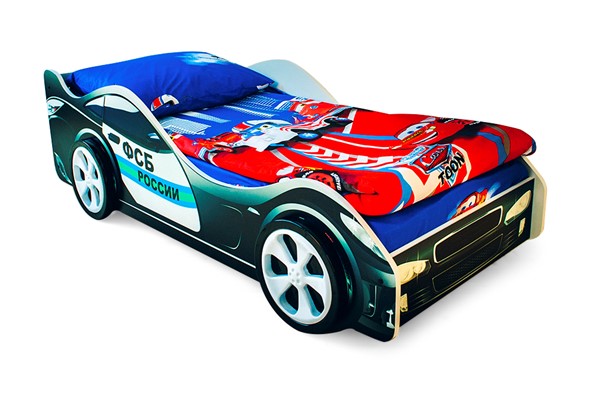 Кровать-машина в детскую ФСБ в Рязани - изображение