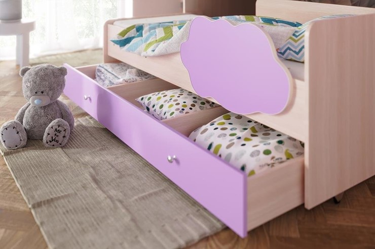 Детская двухъярусная кровать Соник 1.6 с ящиком, Ясень Шимо в Рязани - изображение 1