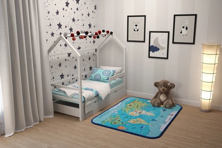 Детская кровать-домик Svogen белый в Рязани - изображение 6