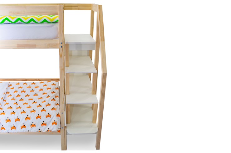 Детская двухэтажная кровать Svogen натура в Рязани - изображение 10