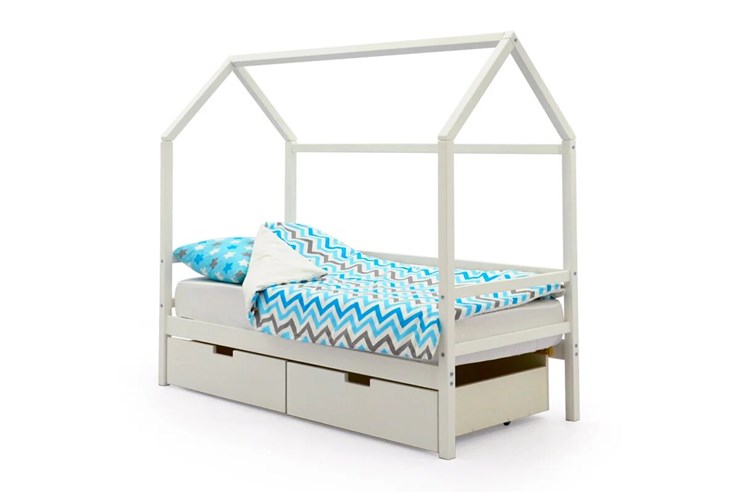 Детская кровать-домик Svogen белый в Рязани - изображение 3