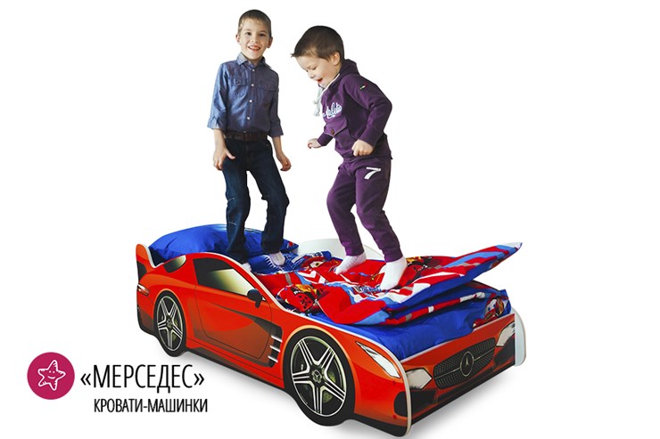 Кровать-машина в детскую Mercedes в Рязани - изображение 1
