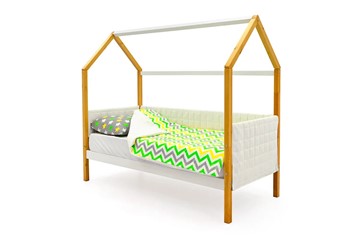 Детская кровать-домик «Svogen белая-дерево» мягкая в Рязани - предосмотр