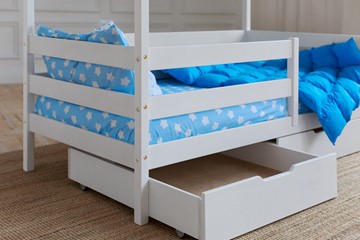 Кровать детская Домик с ящиками, цвет белый в Рязани - предосмотр 3