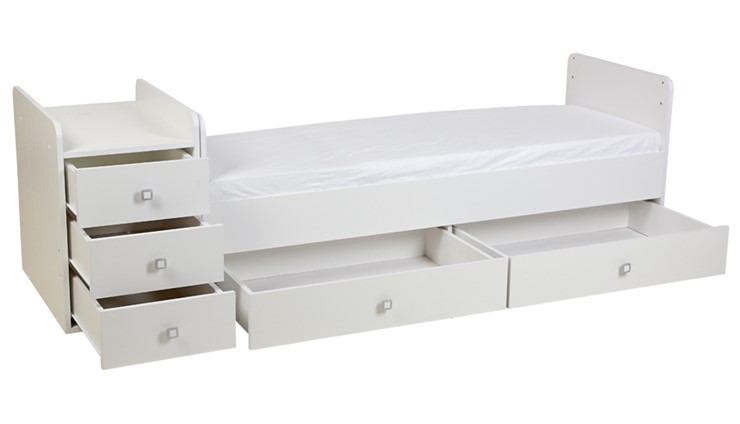 Кровать детская Фея 1100 Белый в Рязани - изображение 9
