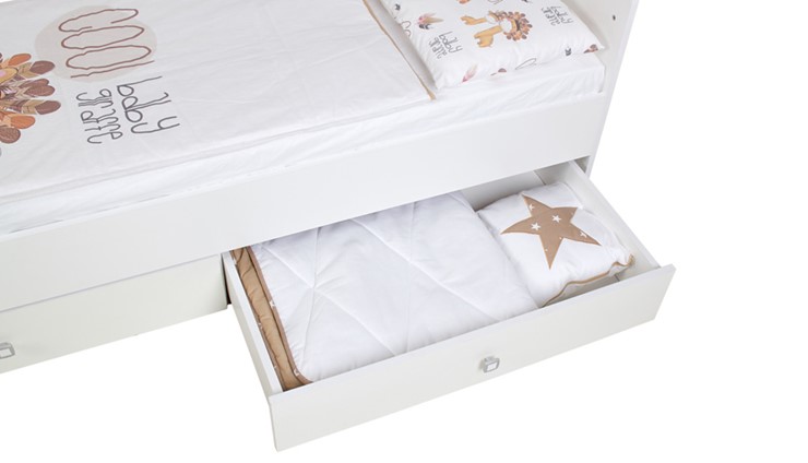 Кровать детская Фея 1100 Белый в Рязани - изображение 10