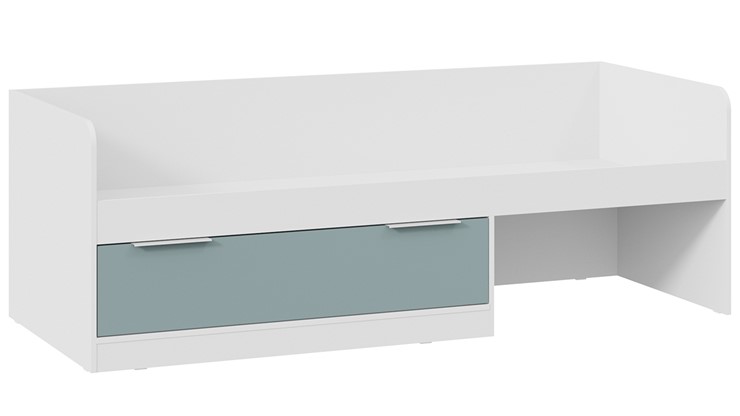 Кроватка Марли Тип 1 (Белый/Серо-голубой) в Рязани - изображение 2