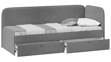 Кровать в детскую Молли тип 1 (90), Микровелюр Scandi Graphite 22 в Рязани - предосмотр 1